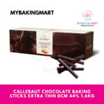 Callebaut Chocolate Baking Sticks Extra Thin 8cm 44% 1.6kg