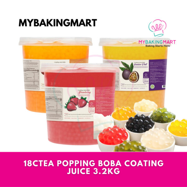 18ctea Popping Boba Coating Juice 3.2kg