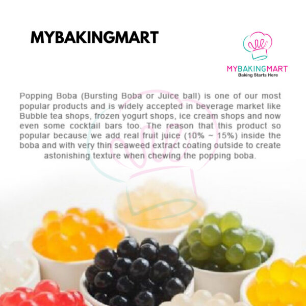 18ctea Popping Boba Coating Juice 3.2kg - Image 7