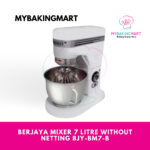 Berjaya Bakery Mixer 7 Litre Without Netting Model BJY-BM7-B - Heavy Duty