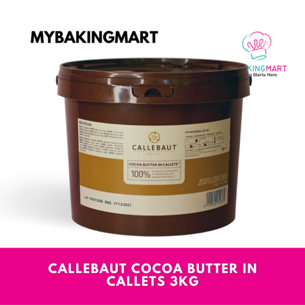 Callebaut Cocoa Butter in Callets 3kg