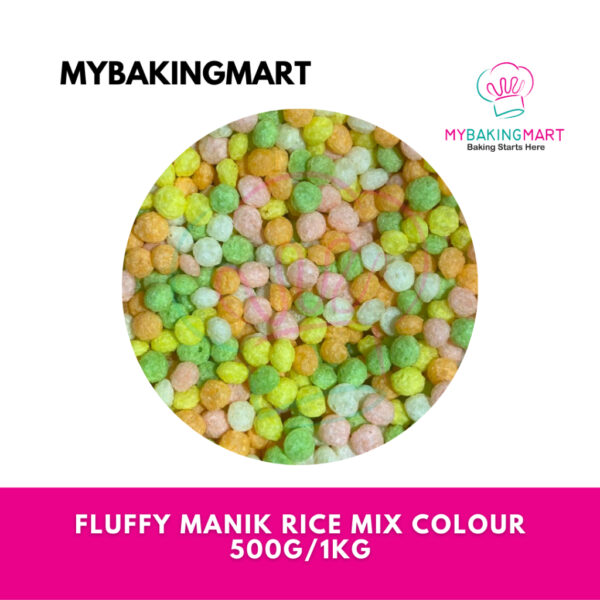 FLUFFY Manik Rice Mix Colour 500g/1kg