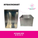 FLUFFY Assorted Cake Mould / Acuan Kek - Aluminium Square Tin Tray/Loyang Kek 3inci