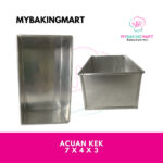 FLUFFY Assorted Cake Mould / Acuan Kek - Aluminium Square Tin Tray/Loyang Kek 3inci - Image 2