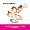 FLUFFY Assorted Cookies Cutter / Acuan Biskut - Cooper - Single & Set