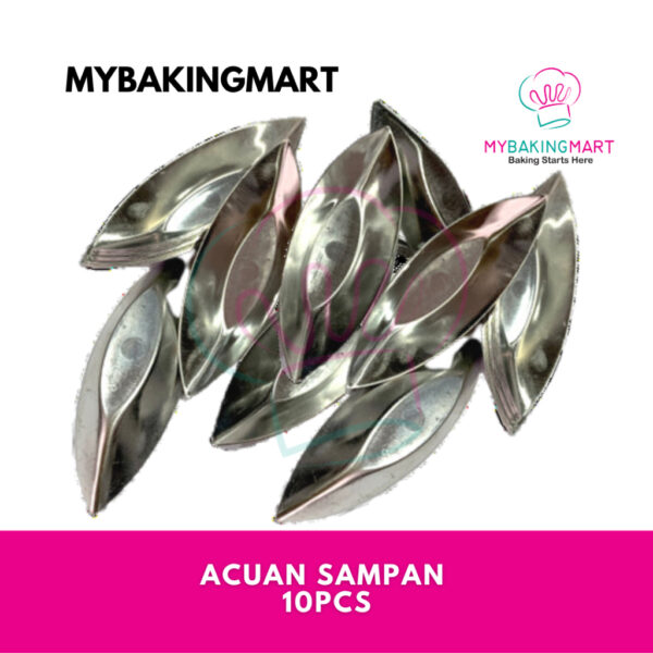 FLUFFY Acuan Sampan - Biskut Sampan - 10pcs/set