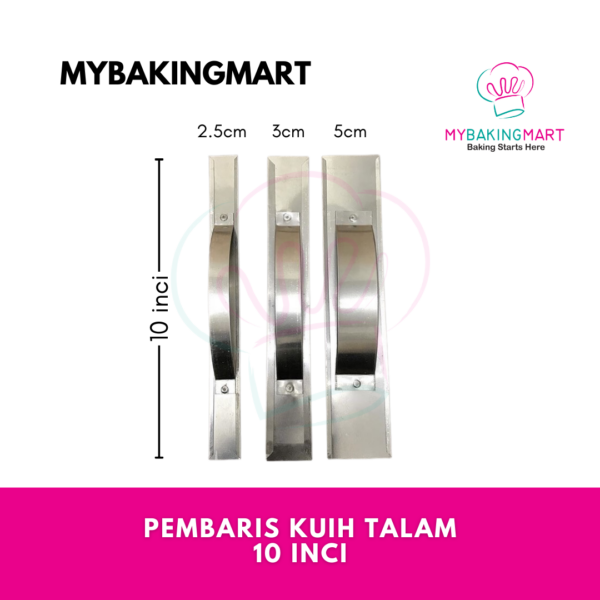 FLUFFY Pembaris Kuih Talam (Aluminium) - 1 Set/3pcs - Image 2