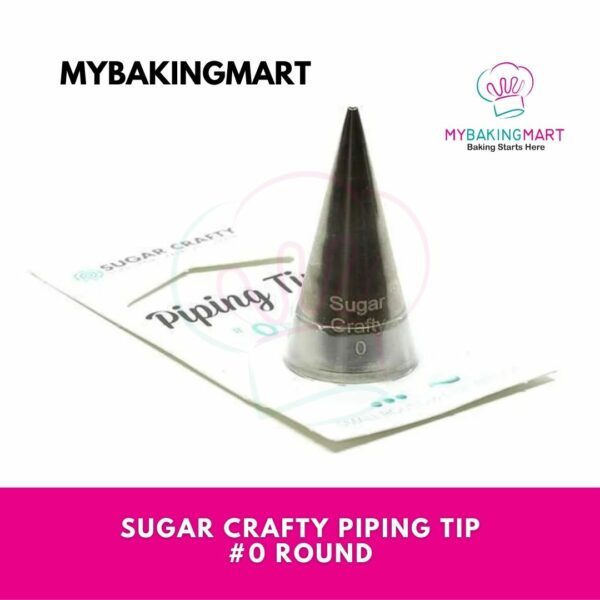Sugar Crafty Piping Tip #0 Round - Image 2