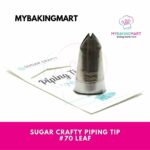 Sugar Crafty Piping Tip #70 Leaf - Image 2