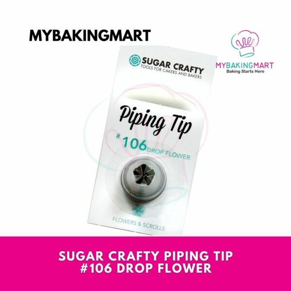 Sugar Crafty Piping Tip #106 Drop Flower