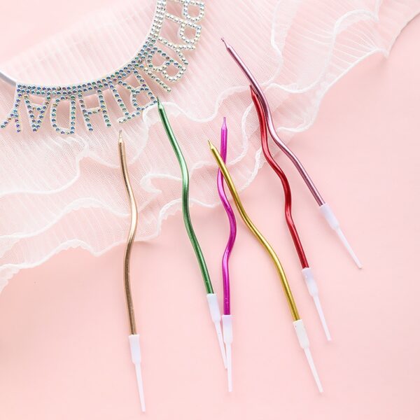 Rainbow Candle Birthday Candle 6pcs/box - Image 4