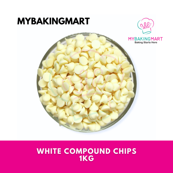 FLUFFY Butterscotch/Strawberry/White Chocolate Compound Chips 1kg - Image 6