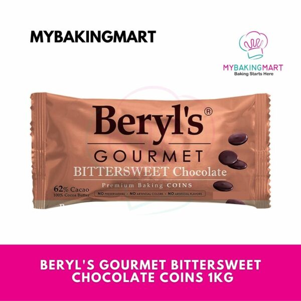 Beryl's Chocolate Compound 1kg Coins / Chunks / Chips - Image 2