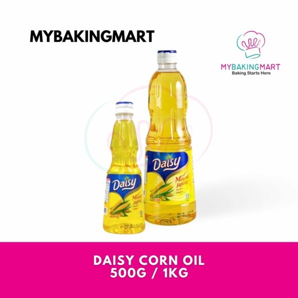 Daisy Corn Oil 500g / 1kg - Minyak Jagung