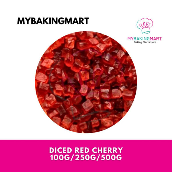 FLUFFY Diced Red Cherry 100g/250g/500g