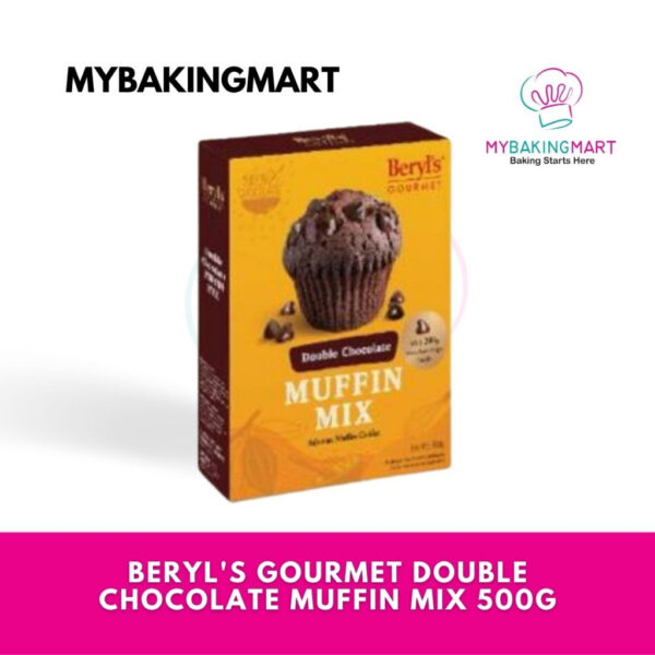 Beryl's Gourmet Chocolate Chip Cookies Mix / Double Chocolate Muffin Mix / Double Chocolate Chunk Brownie Mix 500g - Image 4