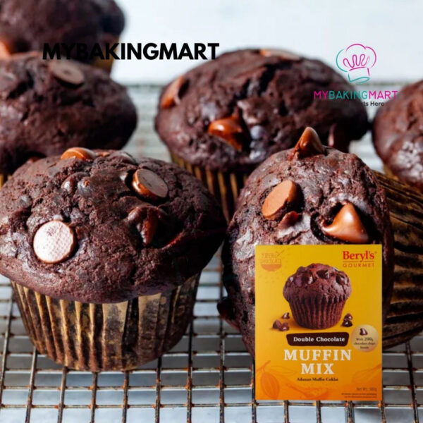 Beryl's Gourmet Chocolate Chip Cookies Mix / Double Chocolate Muffin Mix / Double Chocolate Chunk Brownie Mix 500g - Image 5