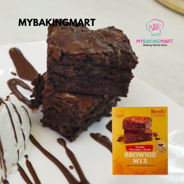 Beryl's Gourmet Chocolate Chip Cookies Mix / Double Chocolate Muffin Mix / Double Chocolate Chunk Brownie Mix 500g - Image 7