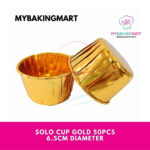 FLUFFY White/Gold Solo Cup 50pcs/100pcs - Image 2