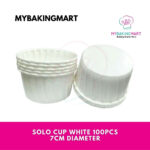 FLUFFY White/Gold Solo Cup 50pcs/100pcs - Image 4