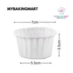 FLUFFY White/Gold Solo Cup 50pcs/100pcs - Image 5