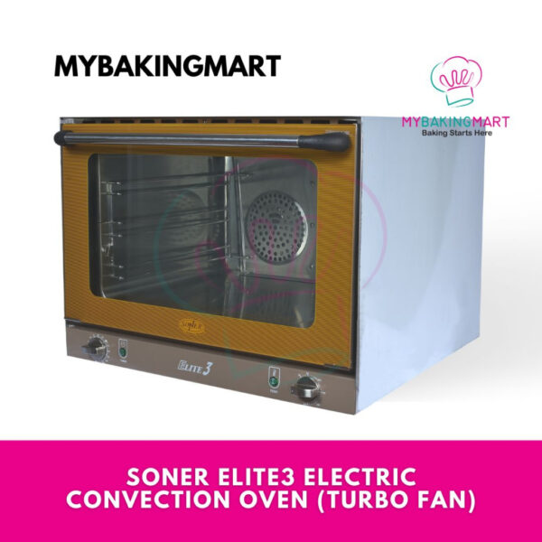 Soner ELITE3 Electric Convection Oven (Turbo Fan)