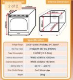 Soner SCO-1A Electric Convection Oven (Heavy Duty) - SCO-1A - Image 3