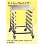 Soner Stainless Steel Oven Stand /Oven Rack #201 with 6-Tiers Rack /Rak Oven Industri - Image 2