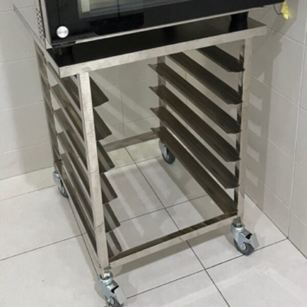 Soner Stainless Steel Oven Stand /Oven Rack #201 with 6-Tiers Rack /Rak Oven Industri - Image 3