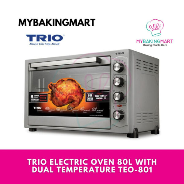 TRIO Electric Oven 80L With Dual Temperature Function TEO-801