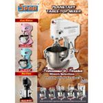 SPAR Mixer SP-800 Stand Mixer 8 Liter / Heavy Duty / Baking / Bread Making - Image 2