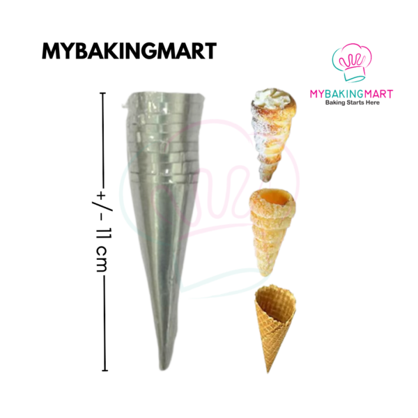 Aluminium Cream Horn Mould - Image 2