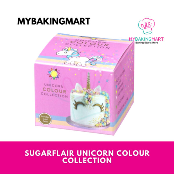 Sugarflair Unicorn Color Collection 5 pcs