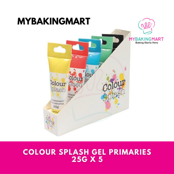 Colour Splash Gels Primaries 25g x 5
