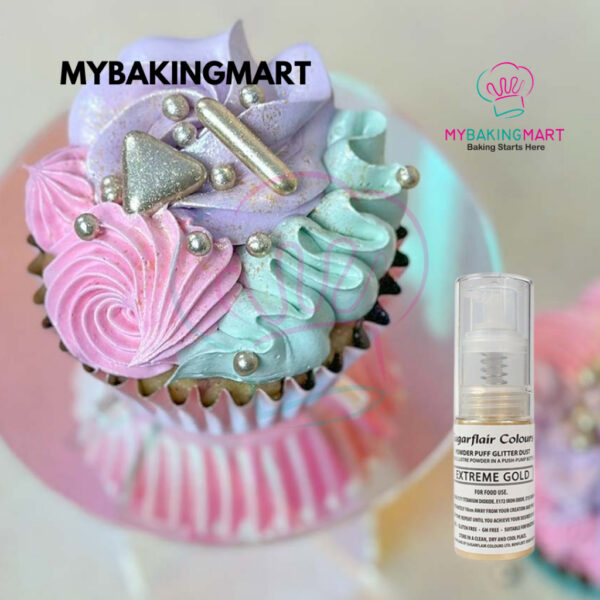 Sugarflair Pump Glitter Dust Powder Pump Spray 10g - Image 3