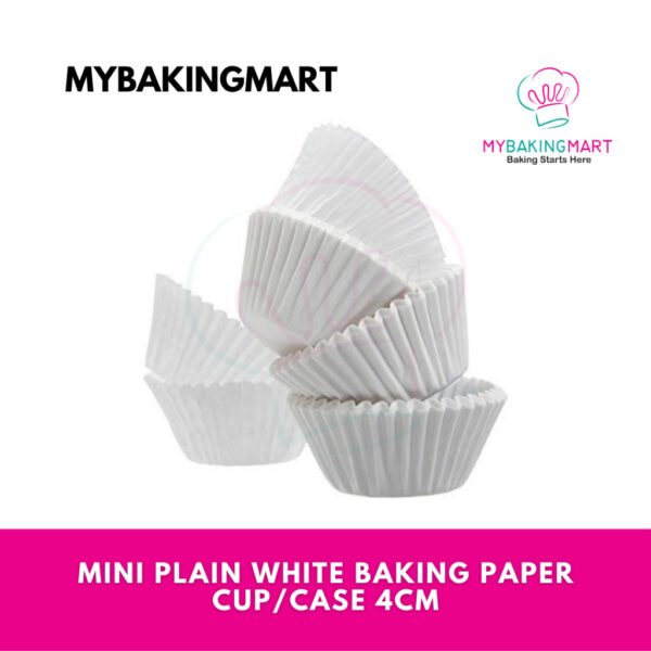 FLUFFY Mini Plain White/Black Baking Paper Cup 1000pcs/roll - Image 2
