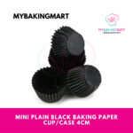 FLUFFY Mini Plain White/Black Baking Paper Cup 1000pcs/roll - Image 3