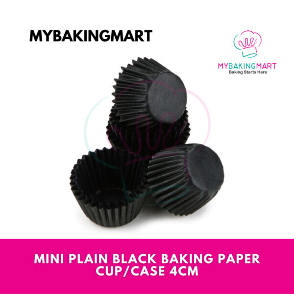 FLUFFY Mini Plain White/Black Baking Paper Cup 1000pcs/roll - Image 3
