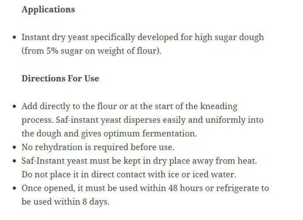 Saf-Instant Yeast 11g - Image 5