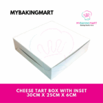 Box Cheese Tart / Kotak Cheese Tart / Kotak Makanan - 1 sets