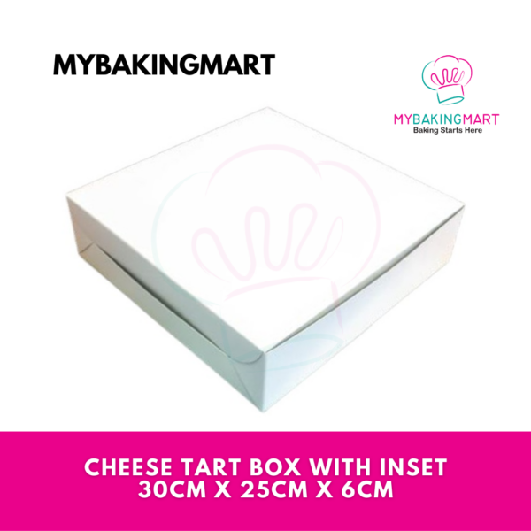 Box Cheese Tart / Kotak Cheese Tart / Kotak Makanan - 1 sets