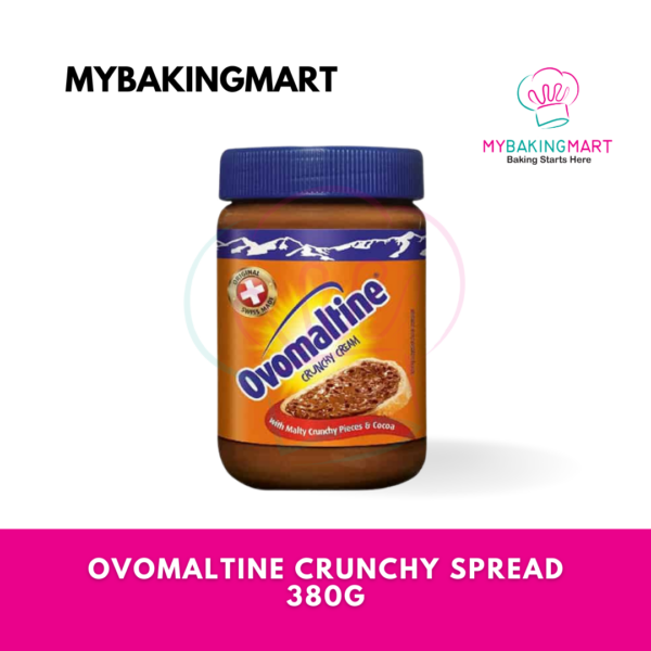 Combo Ovomaltine Crunchy Spread 380g & Cadbury Milk Chocolate Spread 400g - Image 2