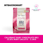 Callebaut Ruby R2 Ruby Callet Chocolate Couverture 32.8% - 2.5kg