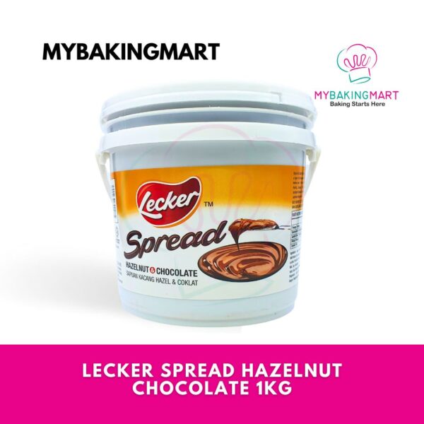 Lecker Hazelnut Chocolate Spread 1kg x 8 (1 Carton) - Image 2