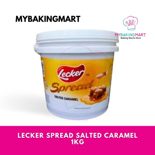 Lecker Salted Caramel Spread 1kg x 8 (1 Carton) - Image 2