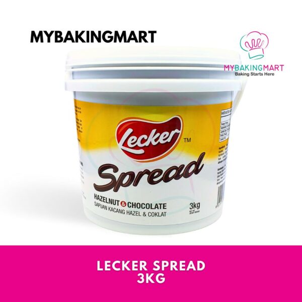 Lecker Spread 3kg - Hazelnut Chocolate / Salted Caramel / Matcha