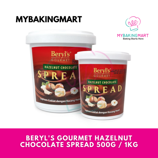 Beryl's Gourmet Hazelnut Chocolate Spread 500g / 1kg