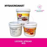 Lecker Spread 1kg - Hazelnut Chocolate / Salted Caramel / Matcha