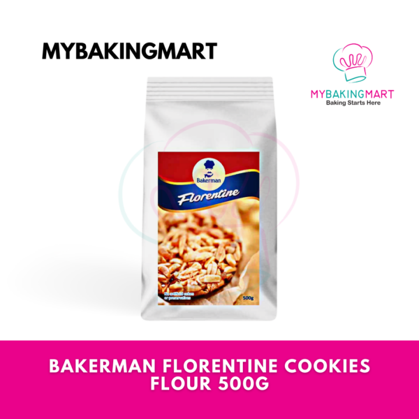 Florentine Cookies Flour 500g - Siebin / Bakerman - Tepung Segera Biskut Florentine - Image 3