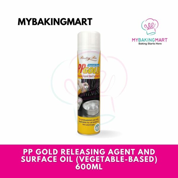 PP Gold (Vegetable Oil Based Spray), Pan Release Spray 600ml
